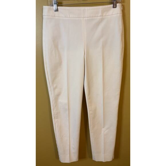 Talbots Chatham Slim Ankle Pants - Gypsum - Petite 6 - Picture 1 of 8